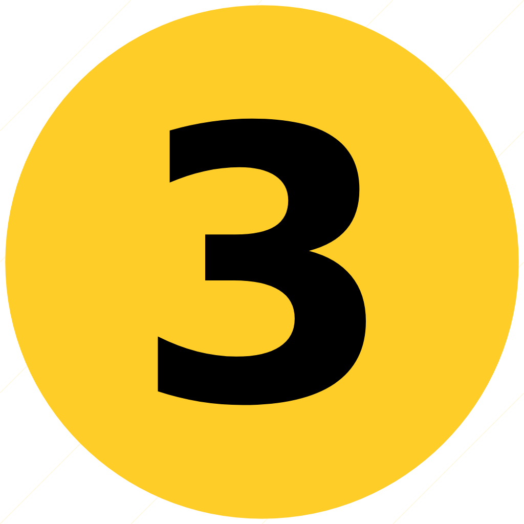 Pricing Guide 3 number 3 icon 24751 3