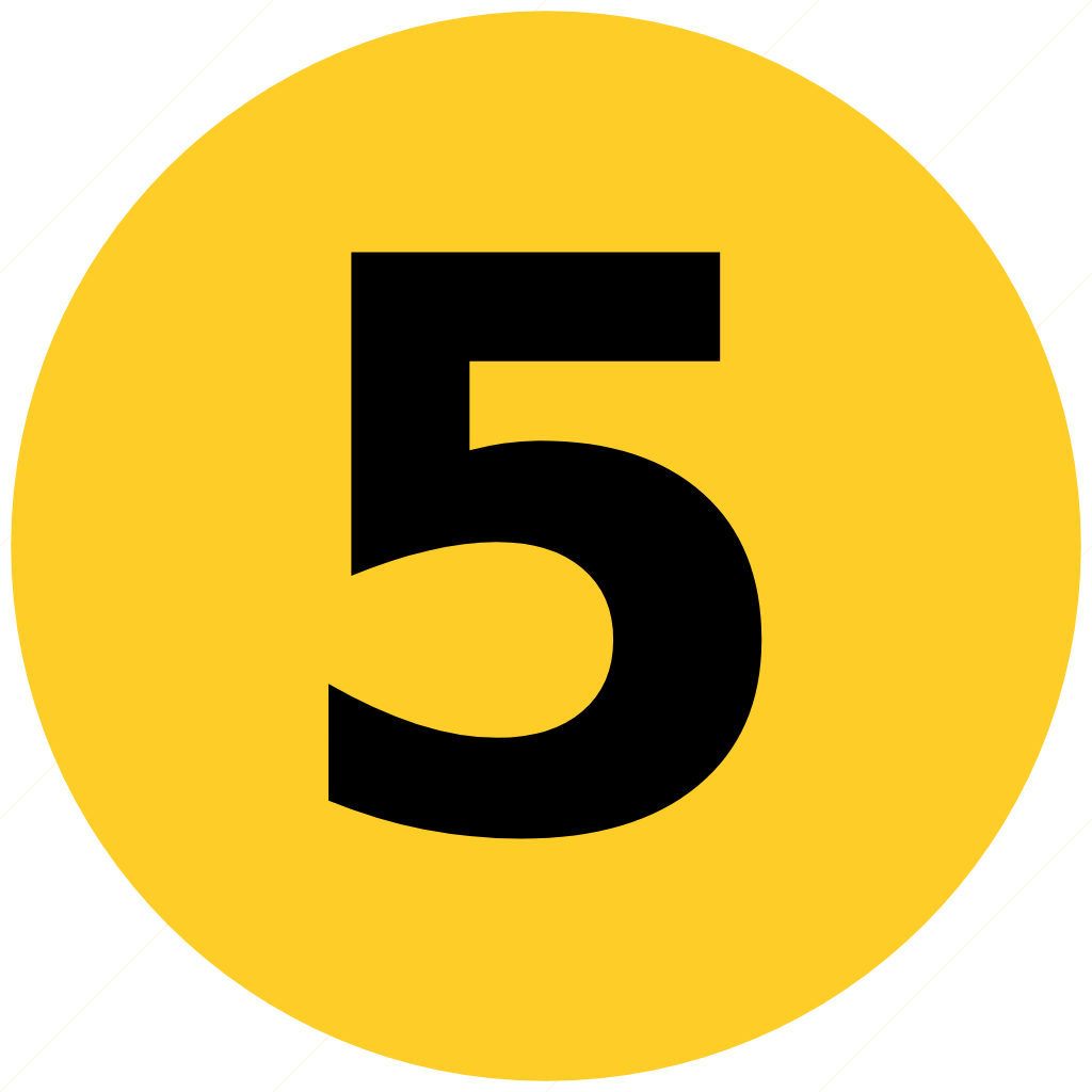 Pricing Guide 5 number 3 icon 24751 5